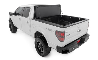 Hard Tri-Fold Flip Up Bed Cover | 6'7" Bed | Ford F-150 2WD/4WD (2004-2014) - Image 6