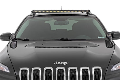 LED Light Kit | Ditch Mount | 2" Black Pair | Amber DRL | Jeep Cherokee KL (14-21) - Image 3