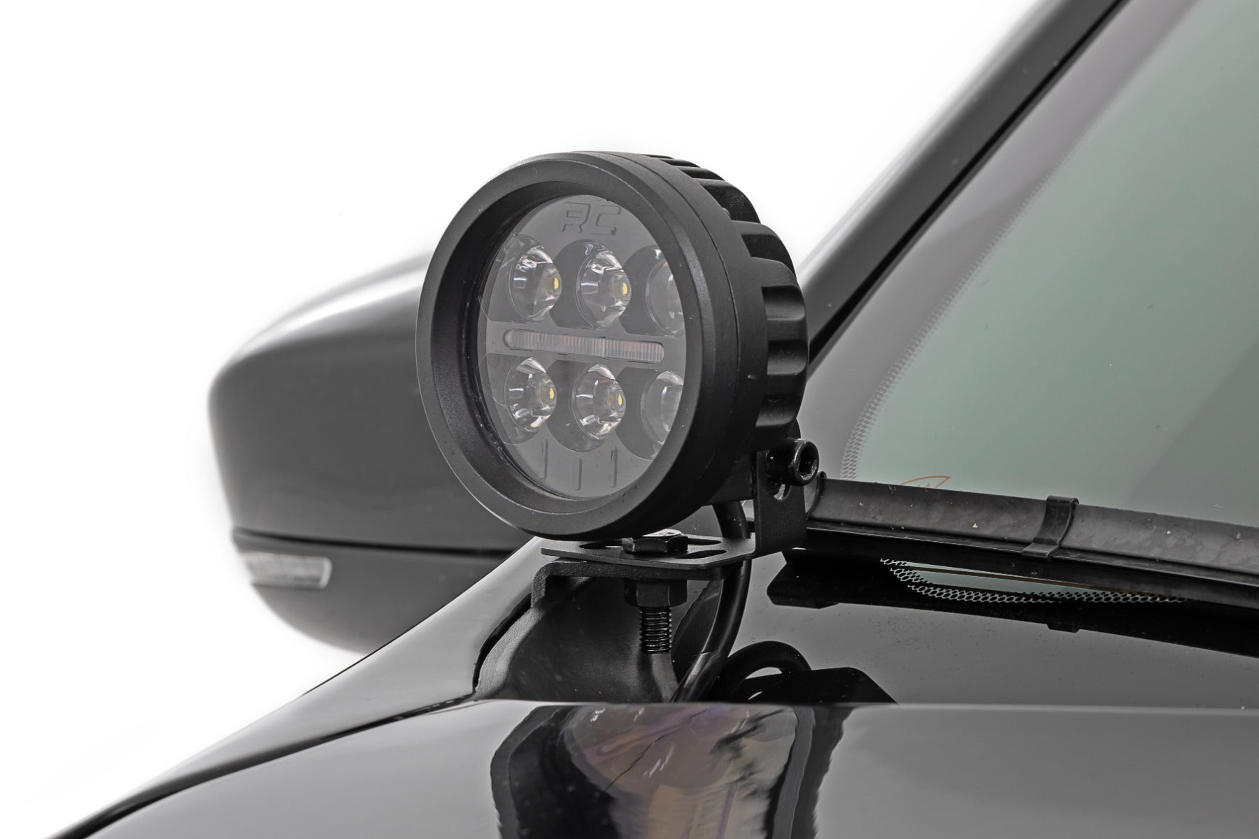 LED Light Kit | Ditch Mount | 2" Black Pair | Amber DRL | Jeep Cherokee KL (14-21) - Image 2