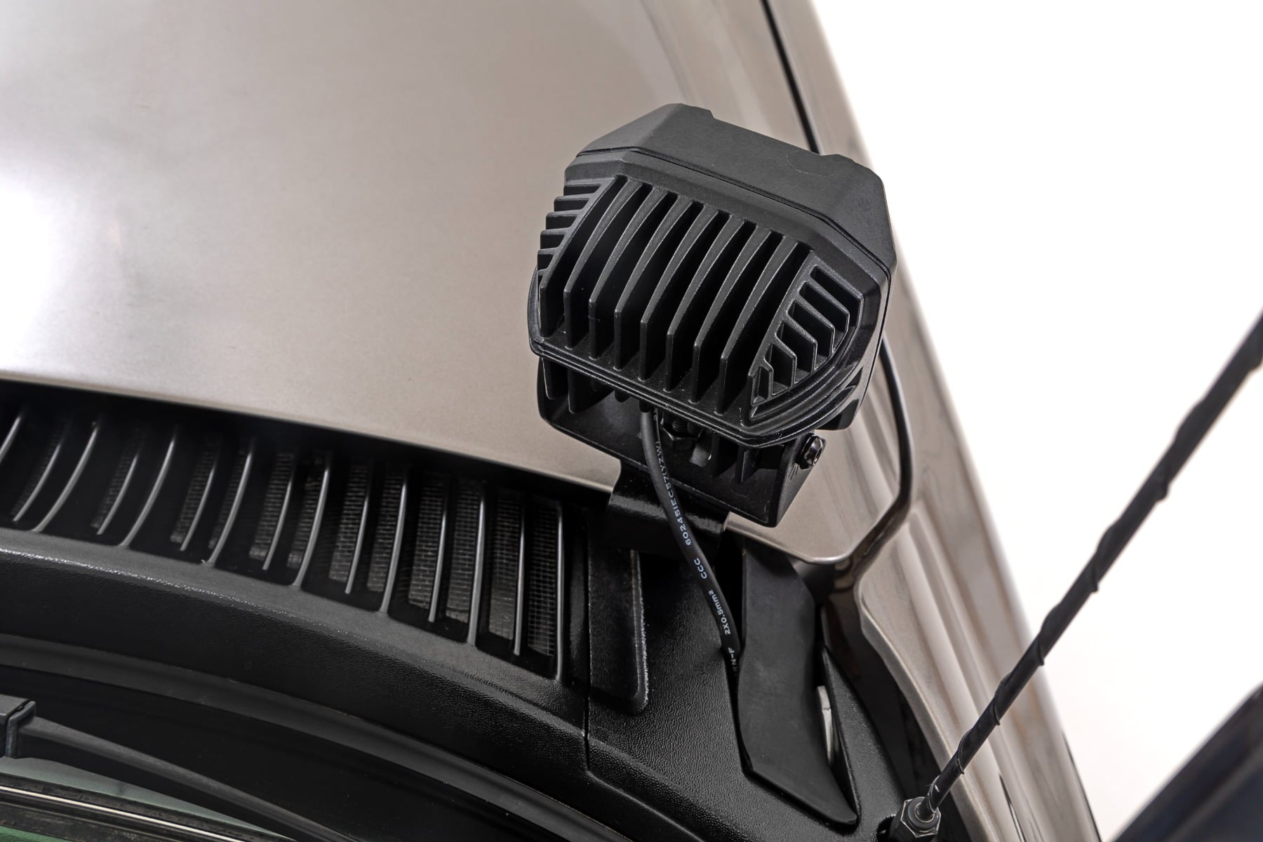 LED Light Kit | Ditch Mount | 2" Black Pair | White DRL | Chevy Silverado 1500 (99-06) - Image 5