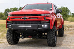HIGH CLEARANCE FRONT BUMPER LED LIGHTS & SKID PLATE | CHEVY SILVERADO 1500 (19-22)