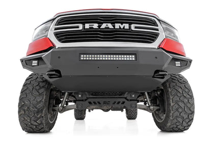 HIGH CLEARANCE FRONT BUMPER LED LIGHTS & SKID PLATE | RAM 1500 (19-23)