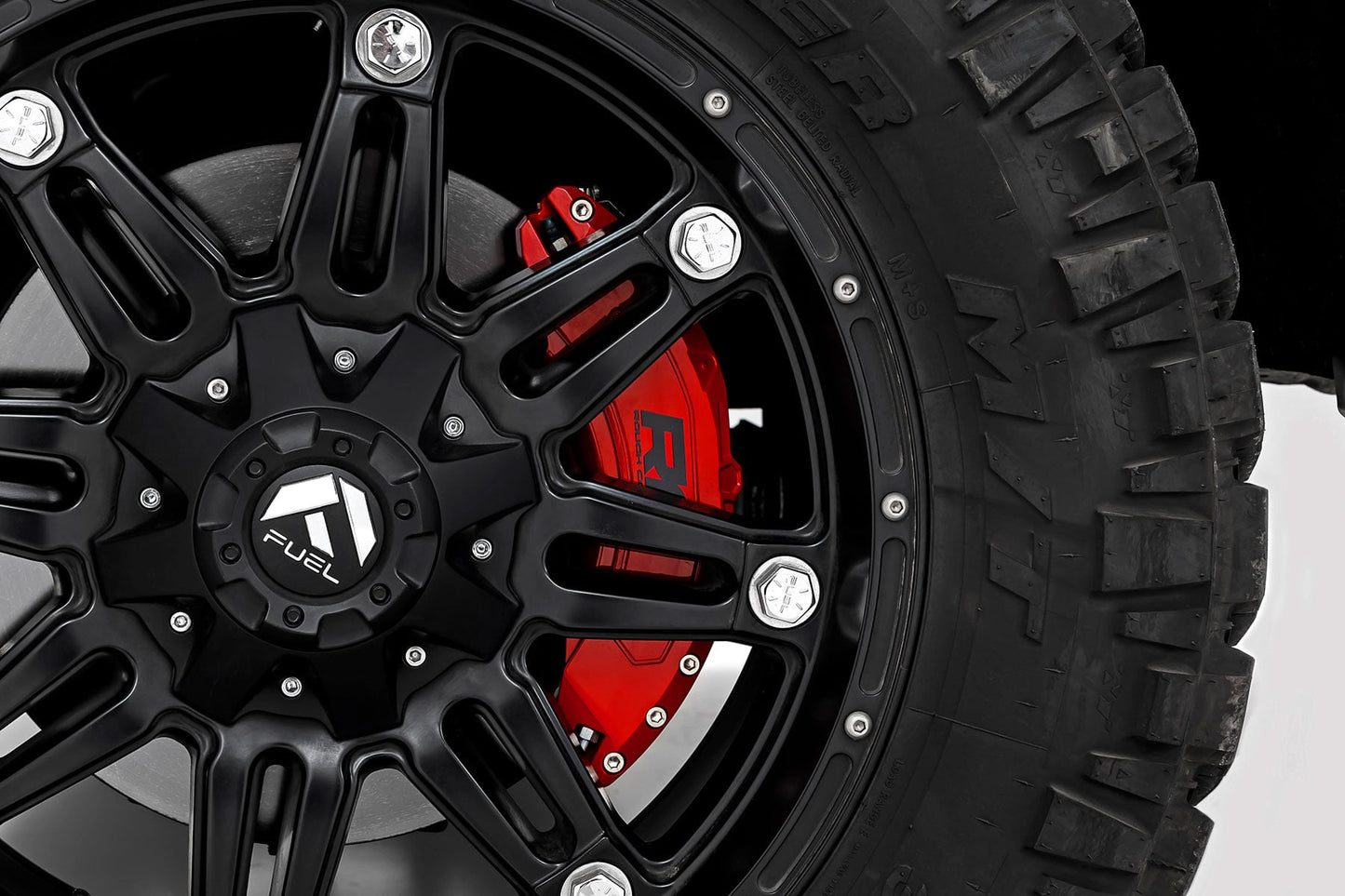 Caliper Covers | Front and Rear | Red | Toyota Tundra 2WD/4WD (2022-2026) - Image 4
