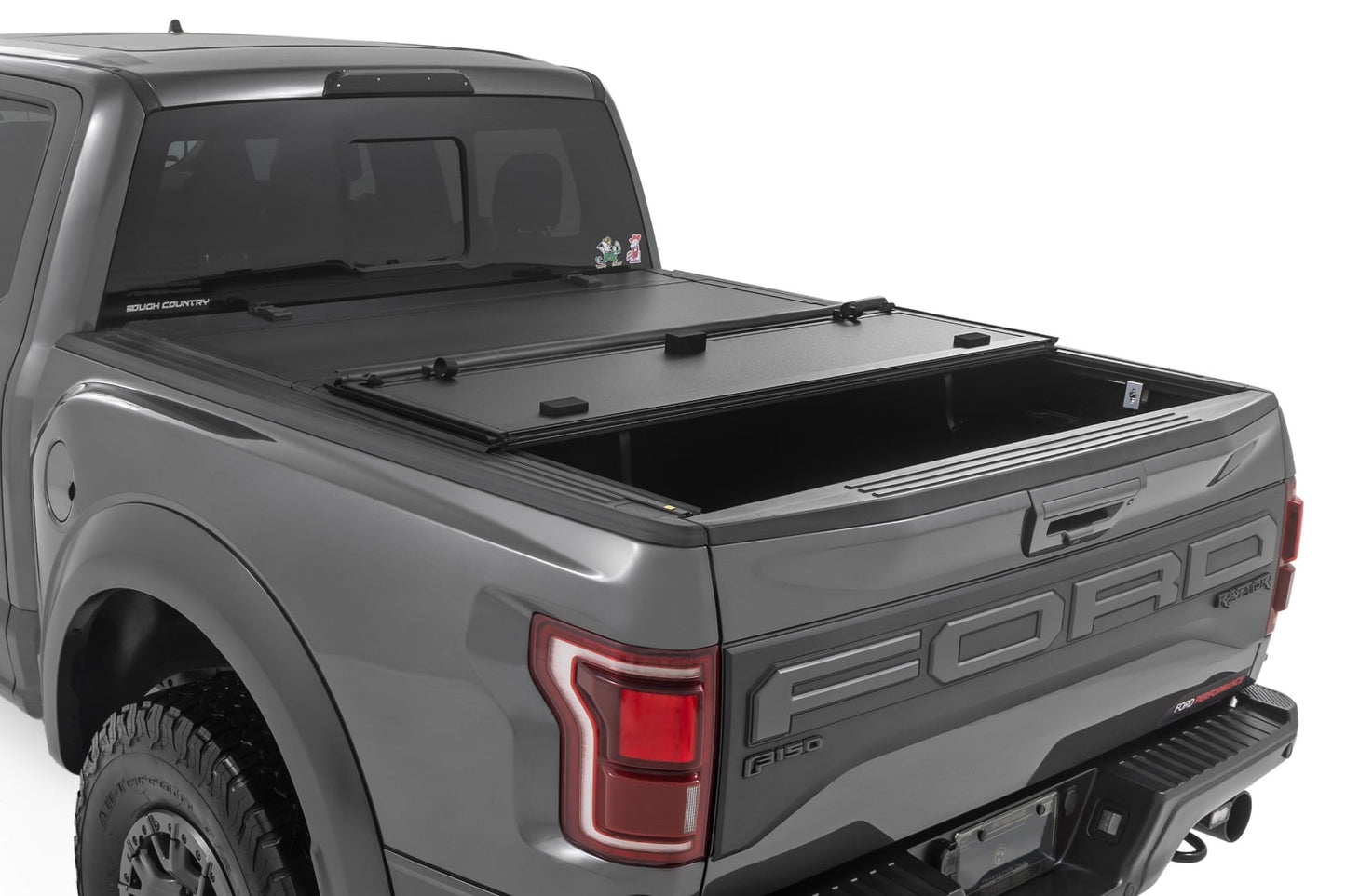 Hard Tri-Fold Flip Up Bed Cover | 5'7" Bed | Ford F-150 (21-26)/F-150 Lightning (22-26) - Image 5