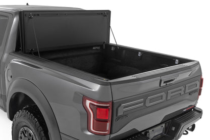 Hard Tri-Fold Flip Up Bed Cover | 6'7" Bed | Ford F-150 2WD/4WD (2021-2026) - Image 2