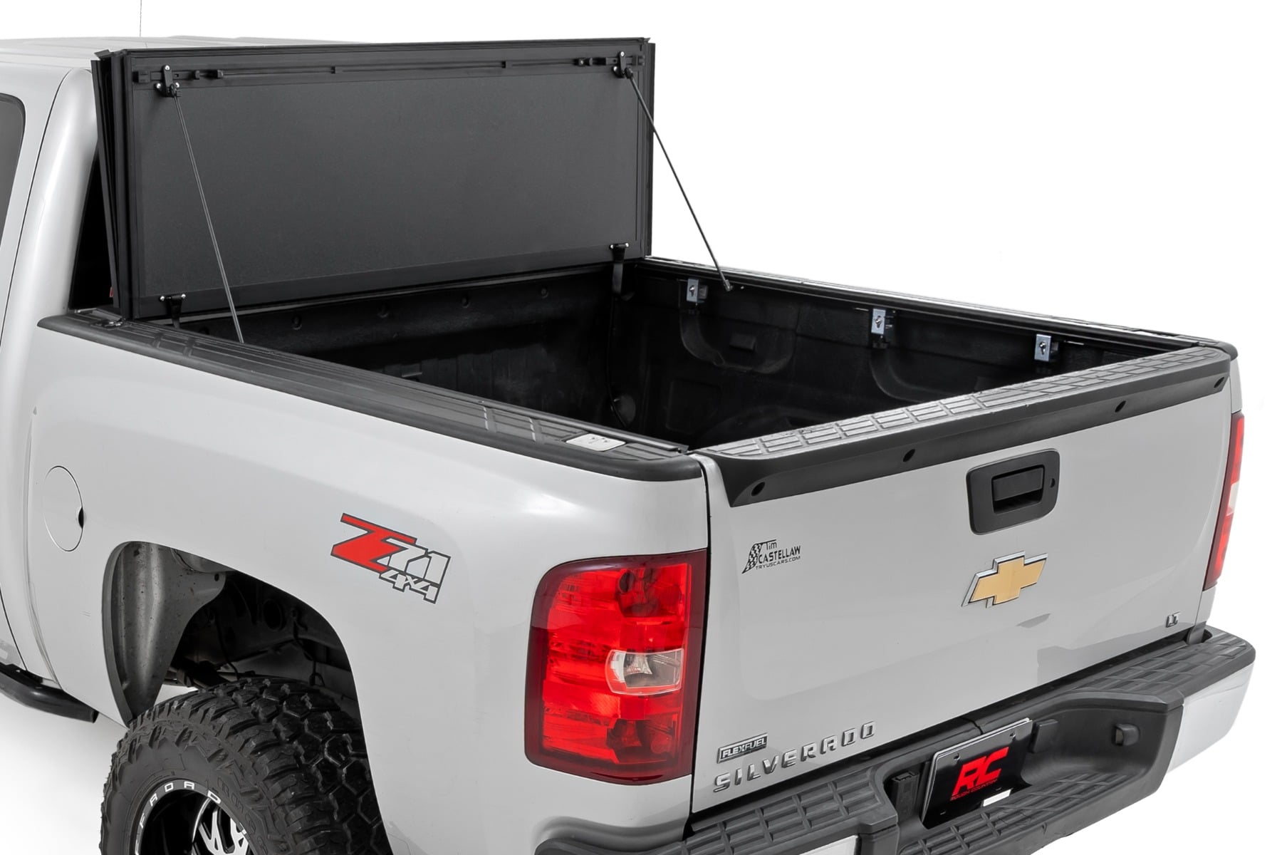 Hard Tri-Fold Flip Up Bed Cover | 5'9" Bed | Chevy/GMC 1500 (07-13) - Image 2