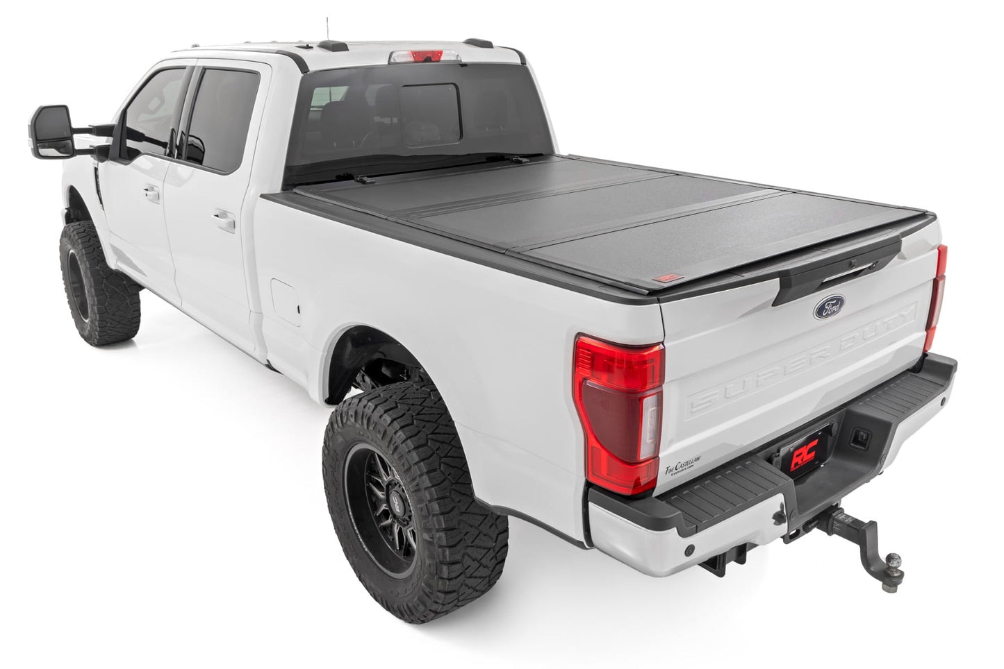 Hard Tri-Fold Flip Up Bed Cover | 6'10" Bed | Ford F-250/F-350 Super Duty (17-26) - Image 3