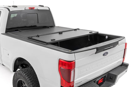 Hard Tri-Fold Flip Up Bed Cover | 6'10" Bed | Ford F-250/F-350 Super Duty (17-26) - Image 4
