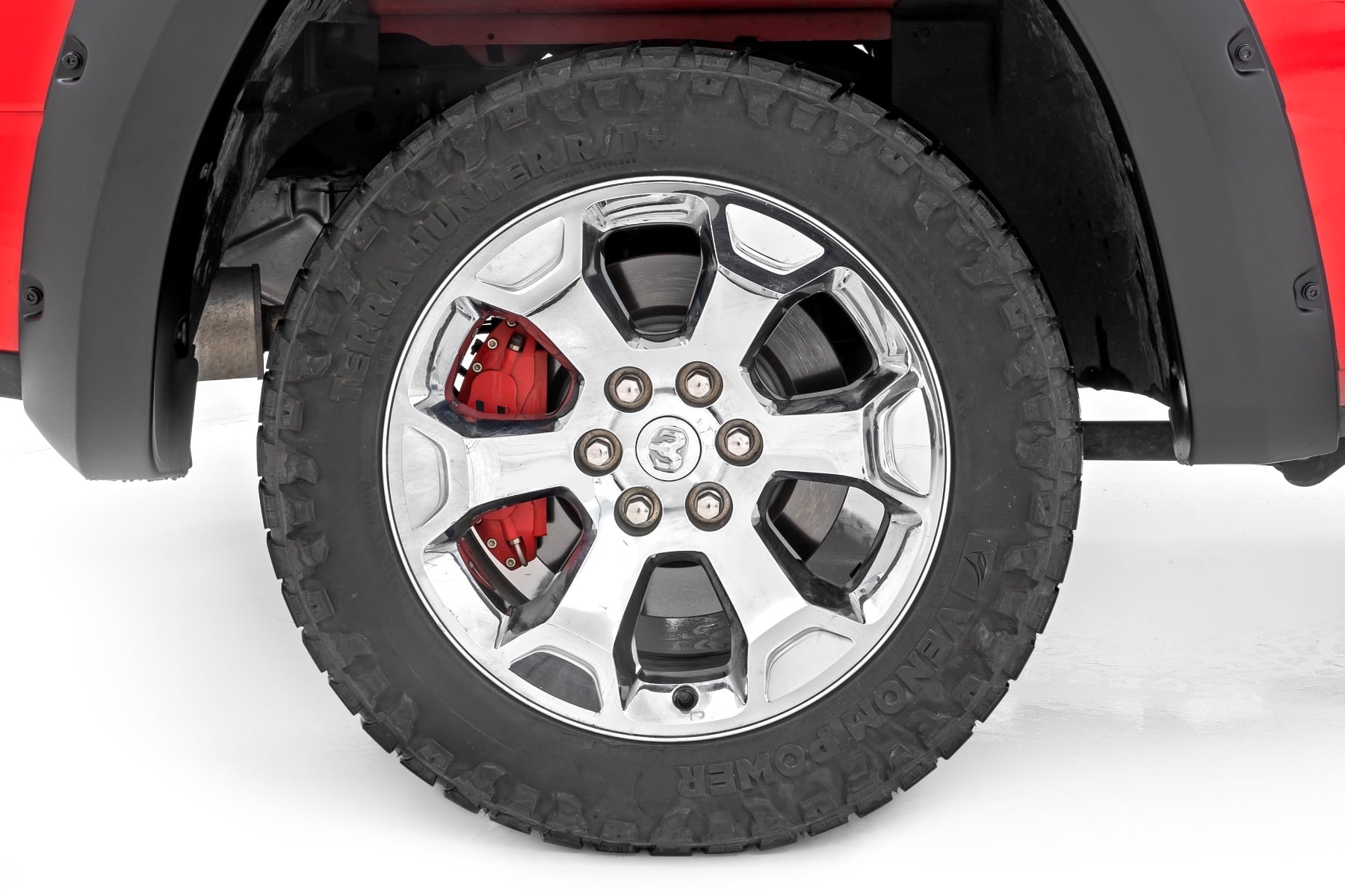 Caliper Covers | Rear | Red | Ram 1500 2WD/4WD (2019-2025) - Image 2