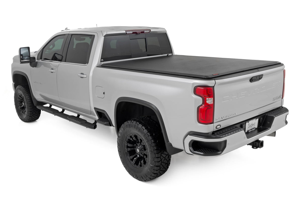 Soft Roll Up Bed Cover | 6'9" Bed | Chevy/GMC 2500HD/3500HD (20-26) - Image 3