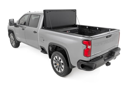 Hard Tri-Fold Flip Up Bed Cover | 6'9" Bed | Chevy/GMC  Silverado/Sierra 2500HD/3500HD (20-26) - Image 5