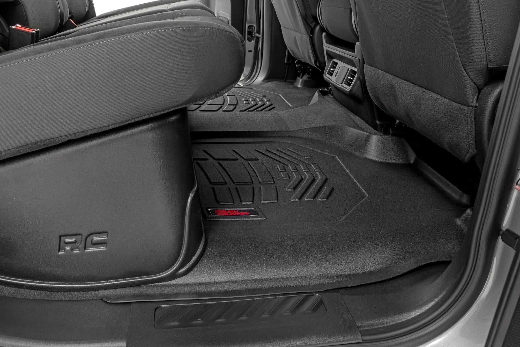 Sure-Fit Floor Mats | FR & RR | FR Over Hump | Crew | Chevy/GMC 1500/2500HD/3500HD (19-26) - Image 4