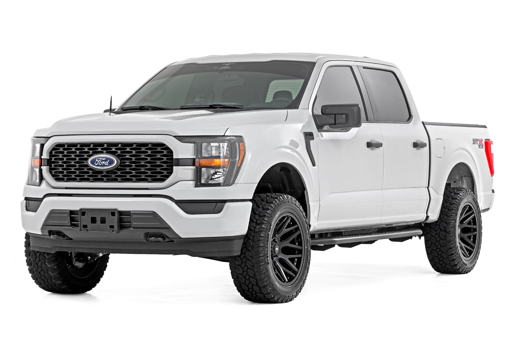 OV2 Running Boards | Side Step Bars | Crew Cab | Ford F-150/Lightning/F-250/F-350 (15-26) - Image 4