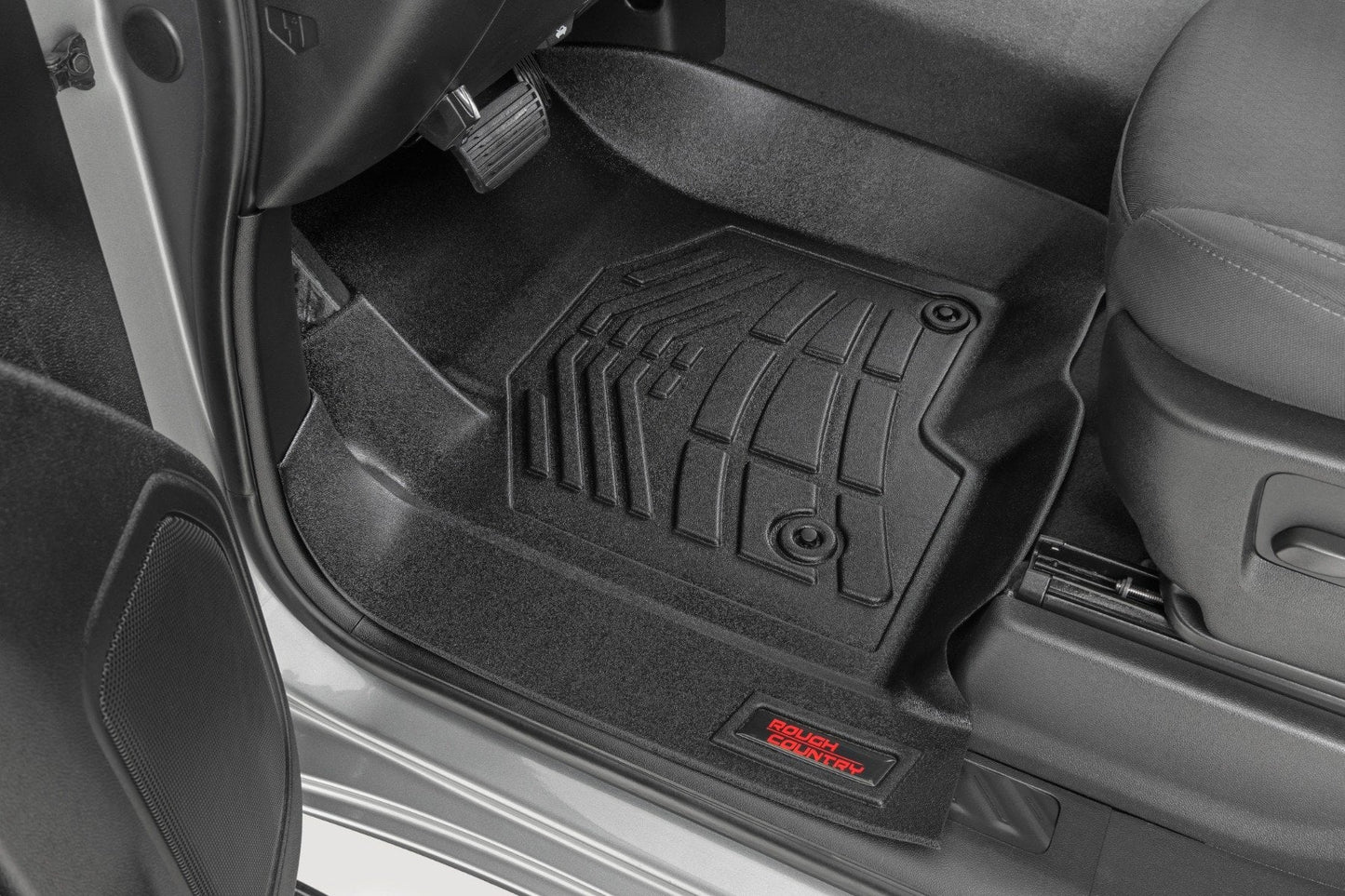 Sure-Fit Floor Mats | FR & RR | FR Bucket | Crew | Chevy/GMC 1500/2500HD/3500HD (19-26) - Image 2