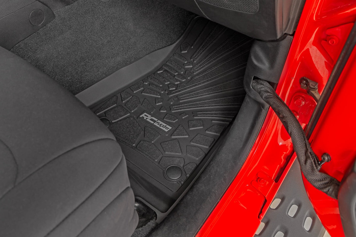 Flex-Fit Floor Mats | FR & RR | RR Lockable | Jeep Gladiator JT 4WD (20-26) - Image 4