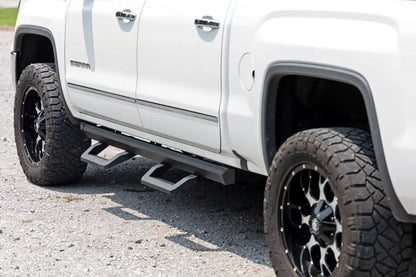 SR2 ADJUSTABLE ALUMINUM STEPS CREW CAB | CHEVY/GMC 1500/2500HD/3500HD (07-18)