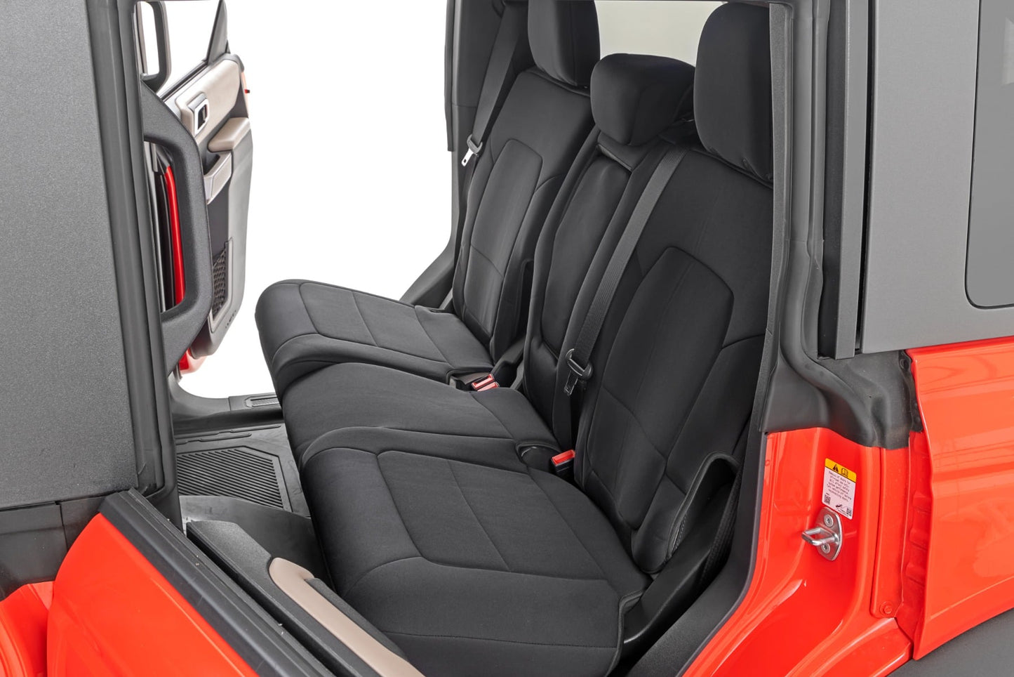 Seat Covers | Bucket Seats |W/Fold Down RR Armrest |FR & RR | 4DR | Ford Bronco (21-26) - Image 4