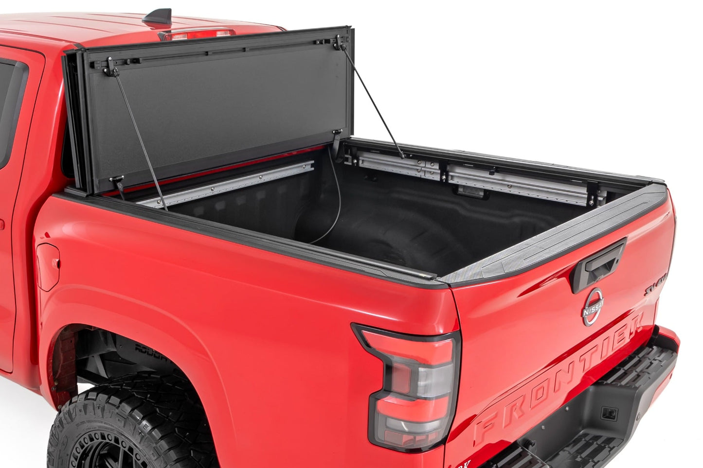 Hard Tri-Fold Flip Up Bed Cover | 5' Bed | Nissan Frontier 2WD/4WD (22-26) - Image 2