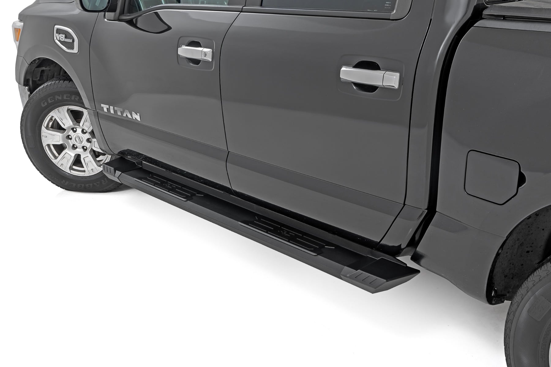 HD2 Aluminum Running Boards | Crew Cab | Nissan Titan 2WD/4WD (2004-2024) - Image 2