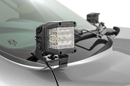 LED Light Kit | Ditch Mount | 2" Black Pair | White DRL | Ram 1500 (19-26) - Image 2