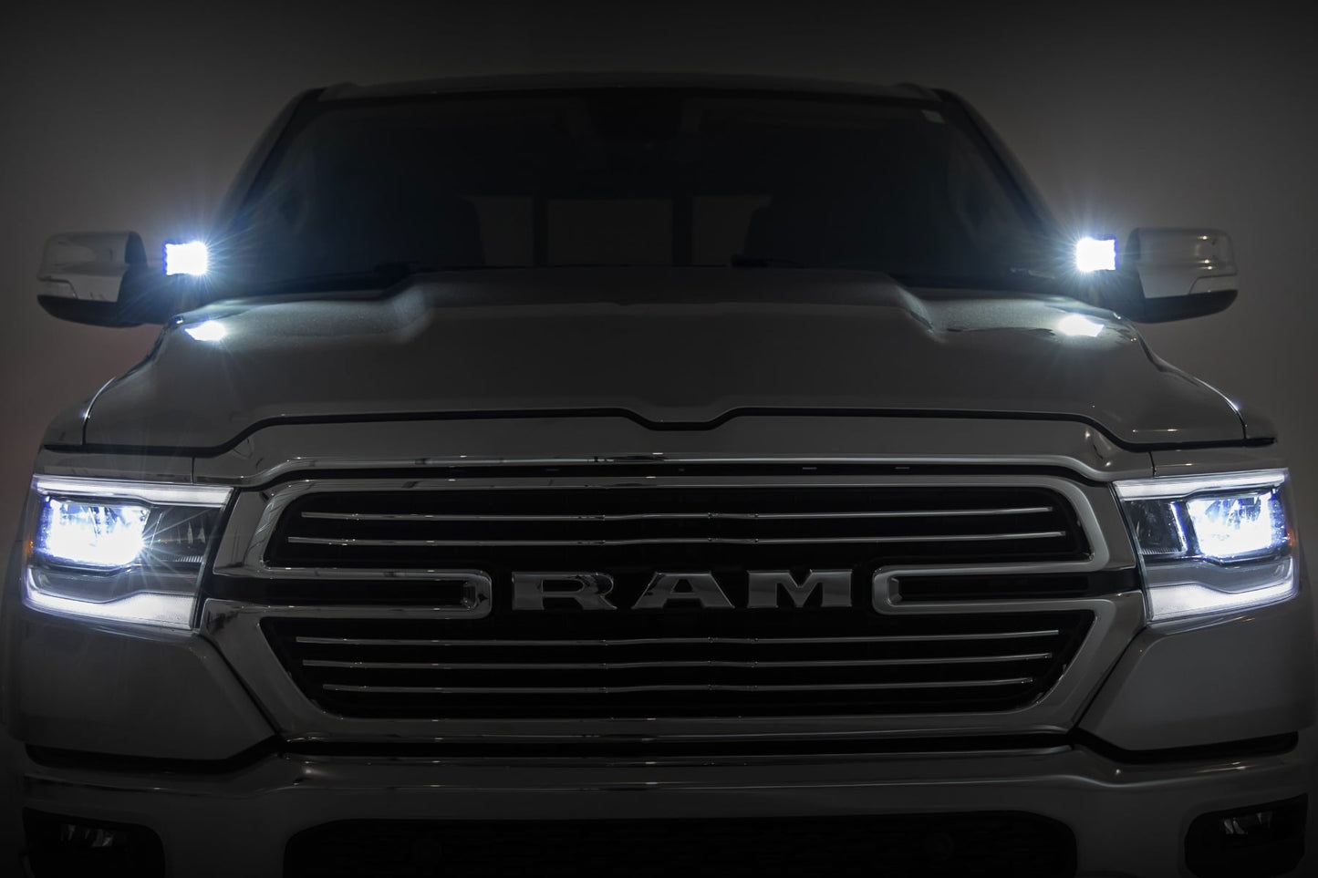 LED Light Kit | Ditch Mount | 2" Black Pair | White DRL | Ram 1500 (19-26) - Image 4
