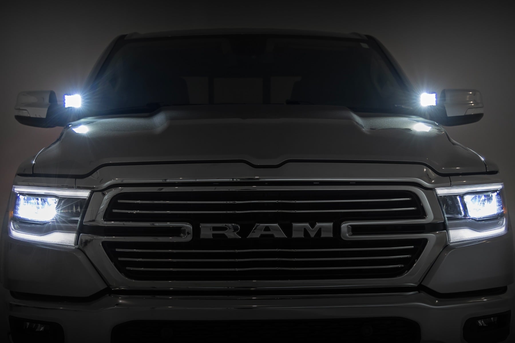 LED Light Kit | Ditch Mount | Black Series Round | 3.5 Inch | Amber DRL | Ram 1500 (19-26) - Image 4