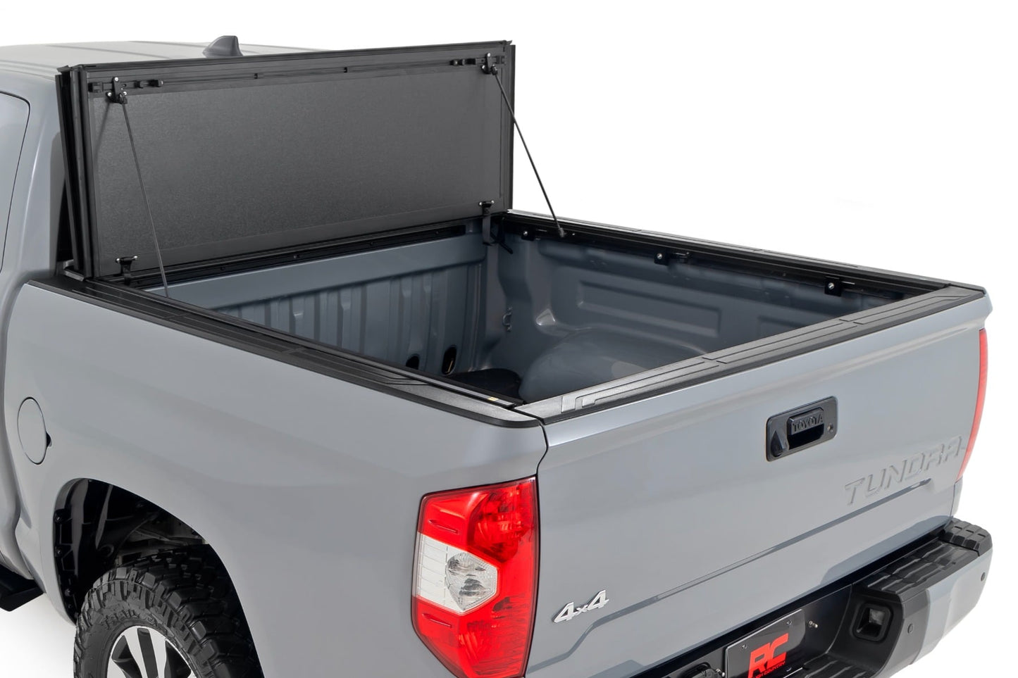 Hard Tri-Fold Flip Up Bed Cover | 5'7" Bed | Toyota Tundra 2WD/4WD (07-21) - Image 2