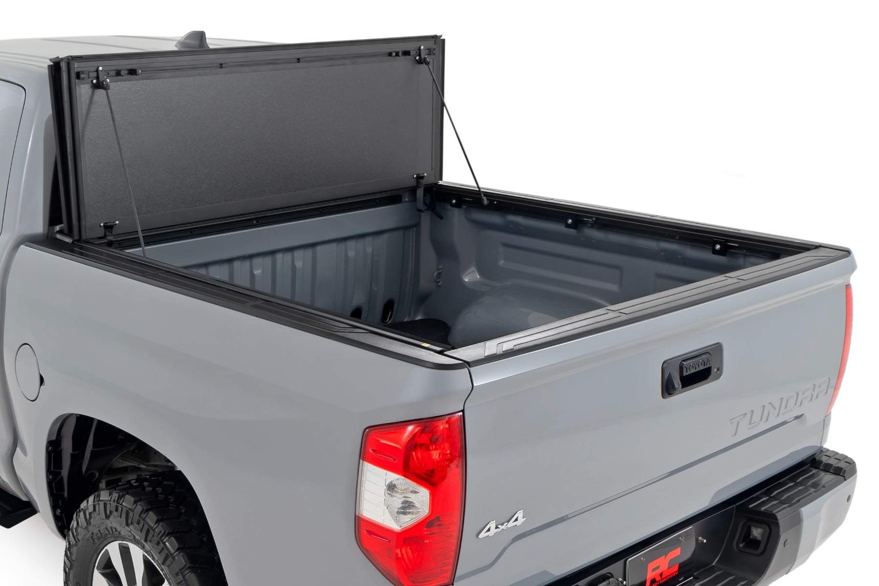 Hard Tri-Fold Flip Up Bed Cover | 5'7" Bed | Toyota Tundra 2WD/4WD (07-21) - Image 2