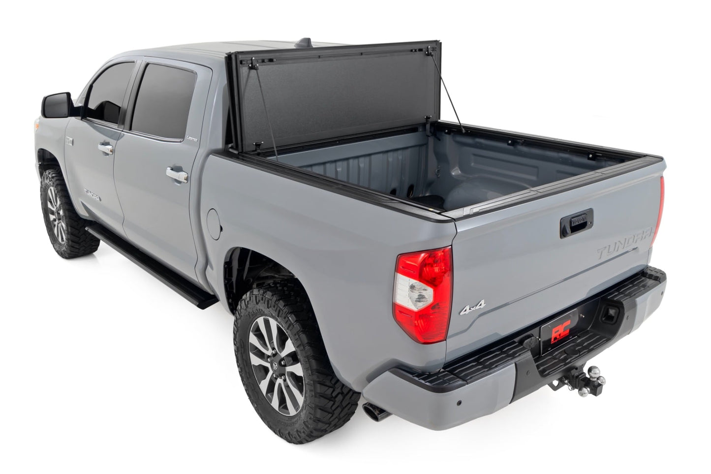 Hard Tri-Fold Flip Up Bed Cover | 5'7" Bed | Toyota Tundra 2WD/4WD (07-21) - Image 5
