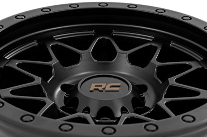 Rough Country 78 Series Wheel | Simulated Beadlock | Black | 17x8.5 | 6x5.5 | +0mm - Image 5