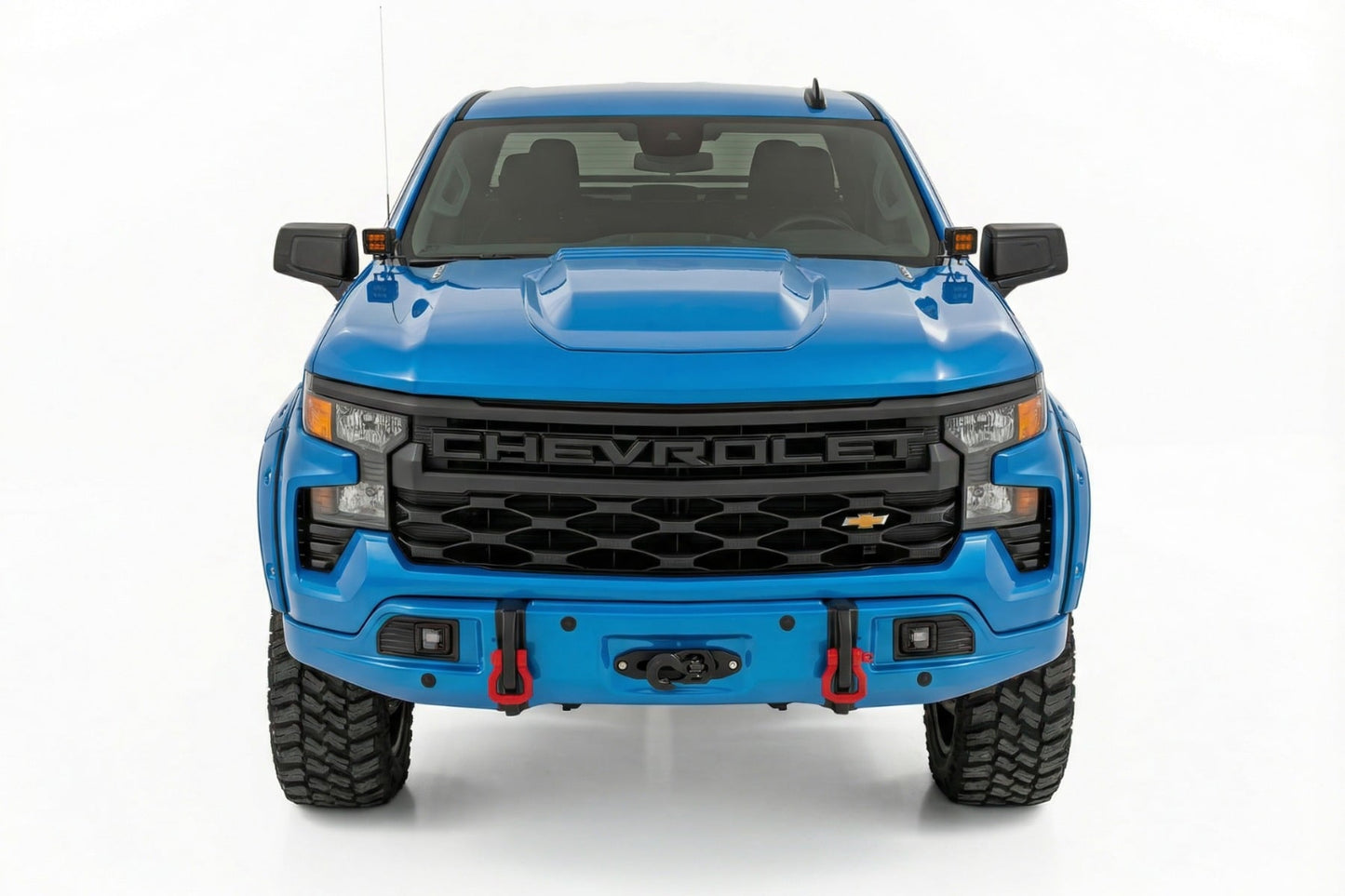 Bumper Cover | GLT Glacier Blue | Chevy Silverado 1500 2WD/4WD (2023-2026) - Image 2