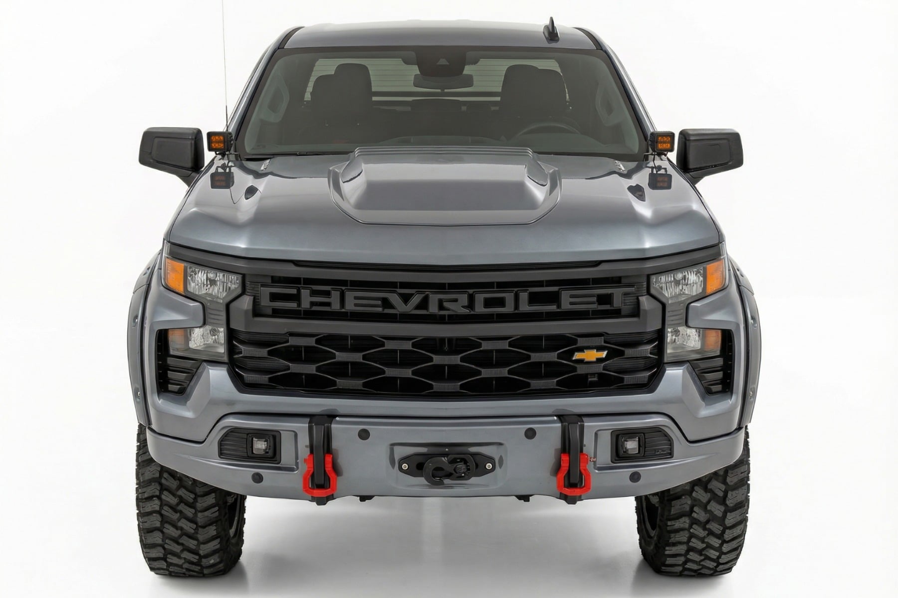 Front FXS Bumper | 12000S | GXD Sterling Grey Metallic | Chevy Silverado 1500 (2023-2026) - Image 2