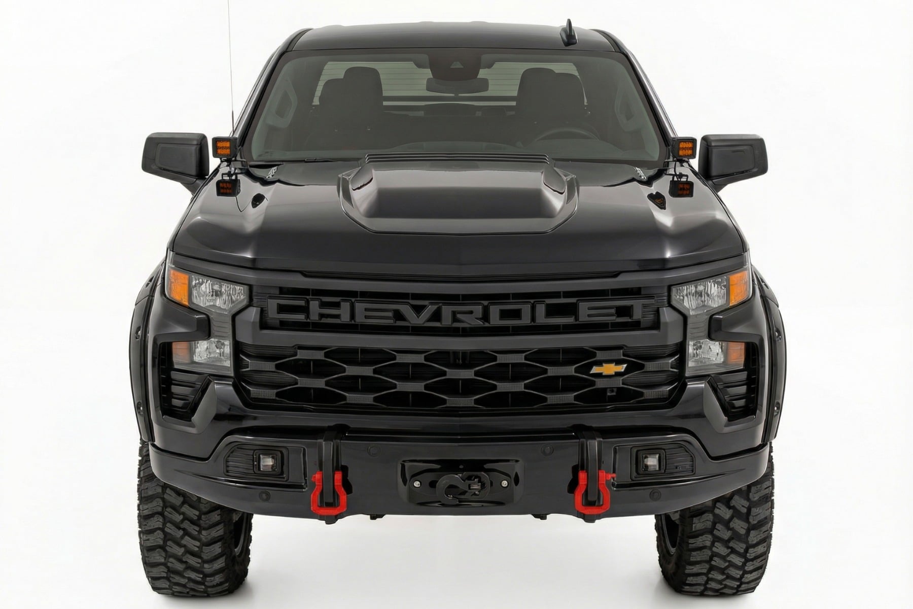 Front FXS Bumper | 12000S | GBA Black | Chevy Silverado 1500 2WD/4WD (2023-2026) - Image 2