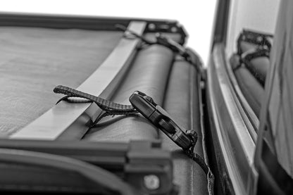 Soft Tri-Fold Bed Cover | With & W/O OE Rails | 6'7" Bed | Toyota Tundra (22-26) - Image 5