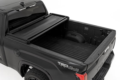 Soft Tri-Fold Bed Cover | With & W/O OE Rails | 6'7" Bed | Toyota Tundra (22-26) - Image 2