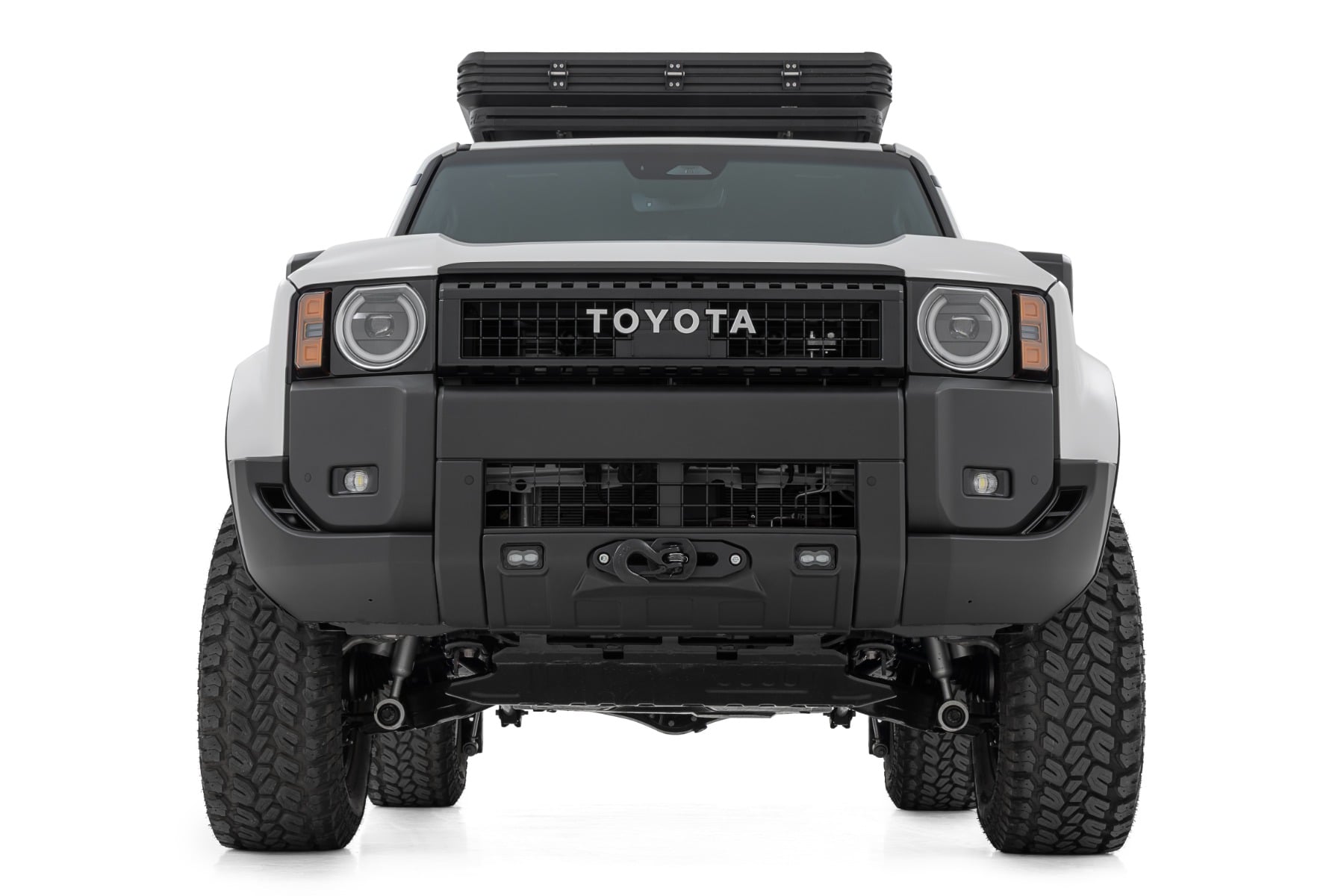 FXS Hidden Winch Mount | White SAE | PRO1200S | Toyota Land Cruiser (24-26) - Image 4