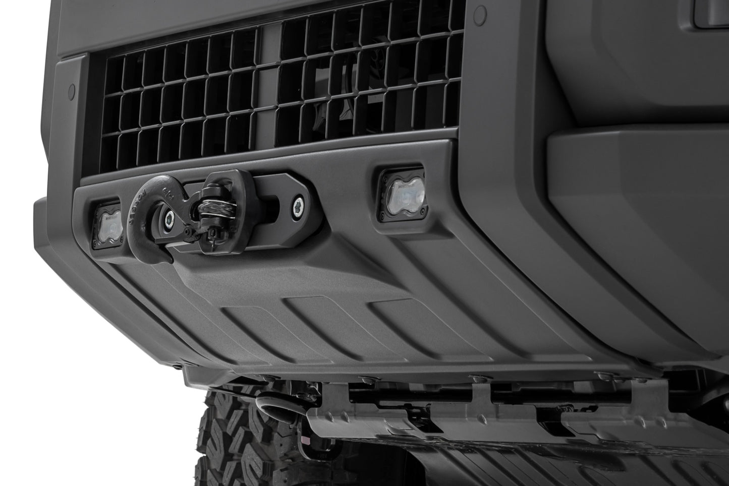 FXS Hidden Winch Mount | White SAE | PRO9500S | Toyota Land Cruiser (24-26) - Image 2