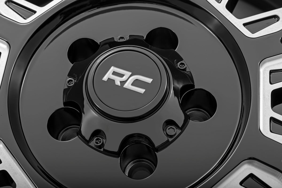 Rough Country 86 Series Wheel | One-Piece | Gloss Black | 20x10 | 6x135 | -19mm - Image 6