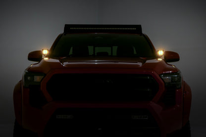 LED Light Kit | Ditch Mount | Black Series Round | 3.5 Inch | Amber DRL | Toyota Tacoma (24-26) - Image 6