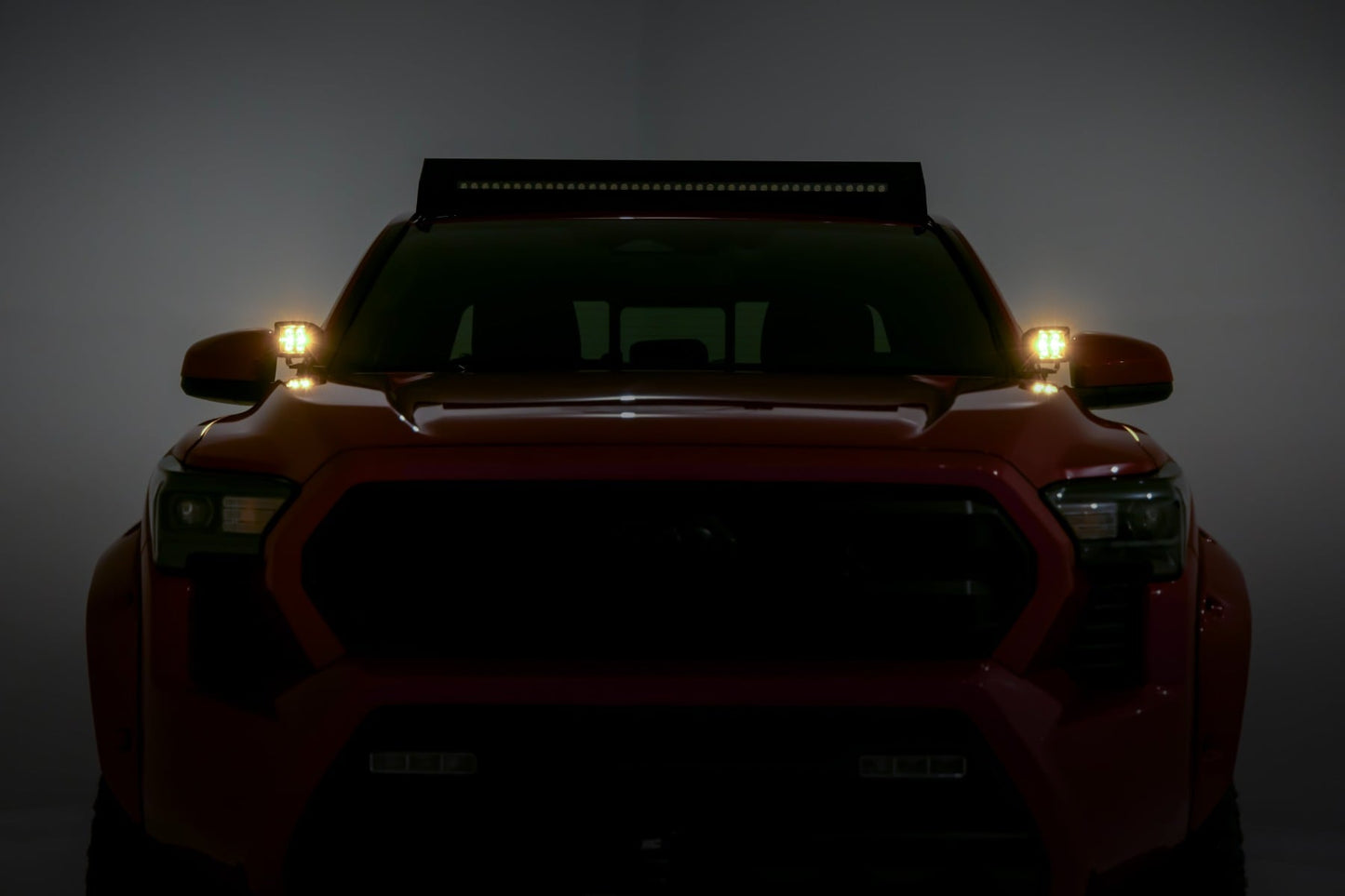 LED Light Kit | Ditch Mount | 2" Black Pair | Amber DRL | Toyota Tacoma (24-26) - Image 6