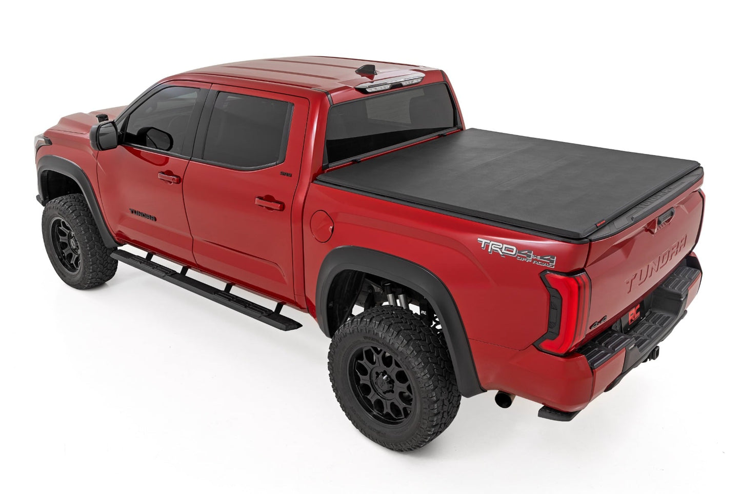Soft Tri-Fold Bed Cover | 5'7" Bed | with and w/o OE Rail | Toyota Tundra (22-26) - Image 4