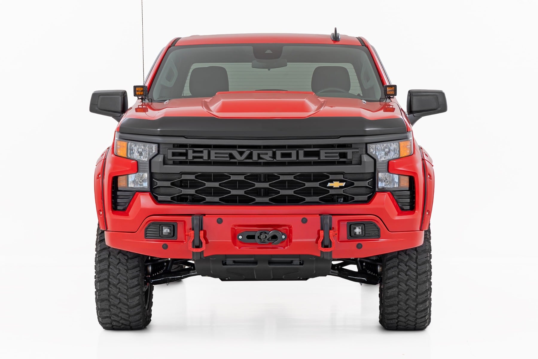 Hood Protector | Gloss Black | Chevy Silverado 1500 2WD/4WD (2019-2026 & Classic) - Image 2