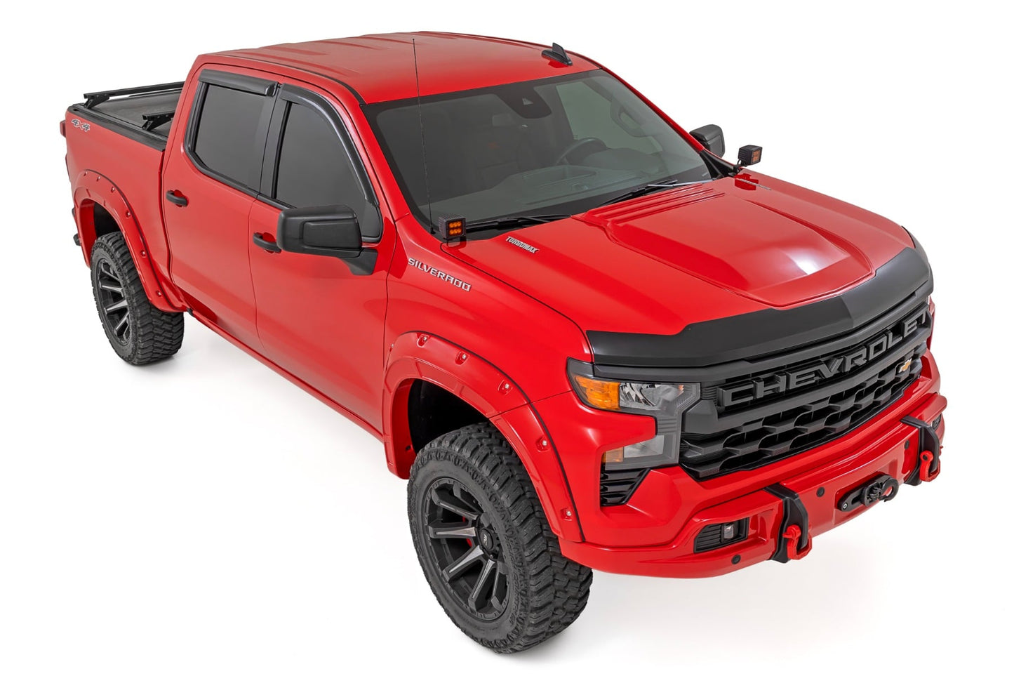 Hood Protector | Gloss Black | Chevy Silverado 1500 2WD/4WD (2019-2026 & Classic) - Image 3