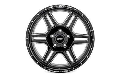 Rough Country 92 Series Wheel | Machined One-Piece | Gloss Black | 18x9 | 5x5.5 | +0mm - Image 4