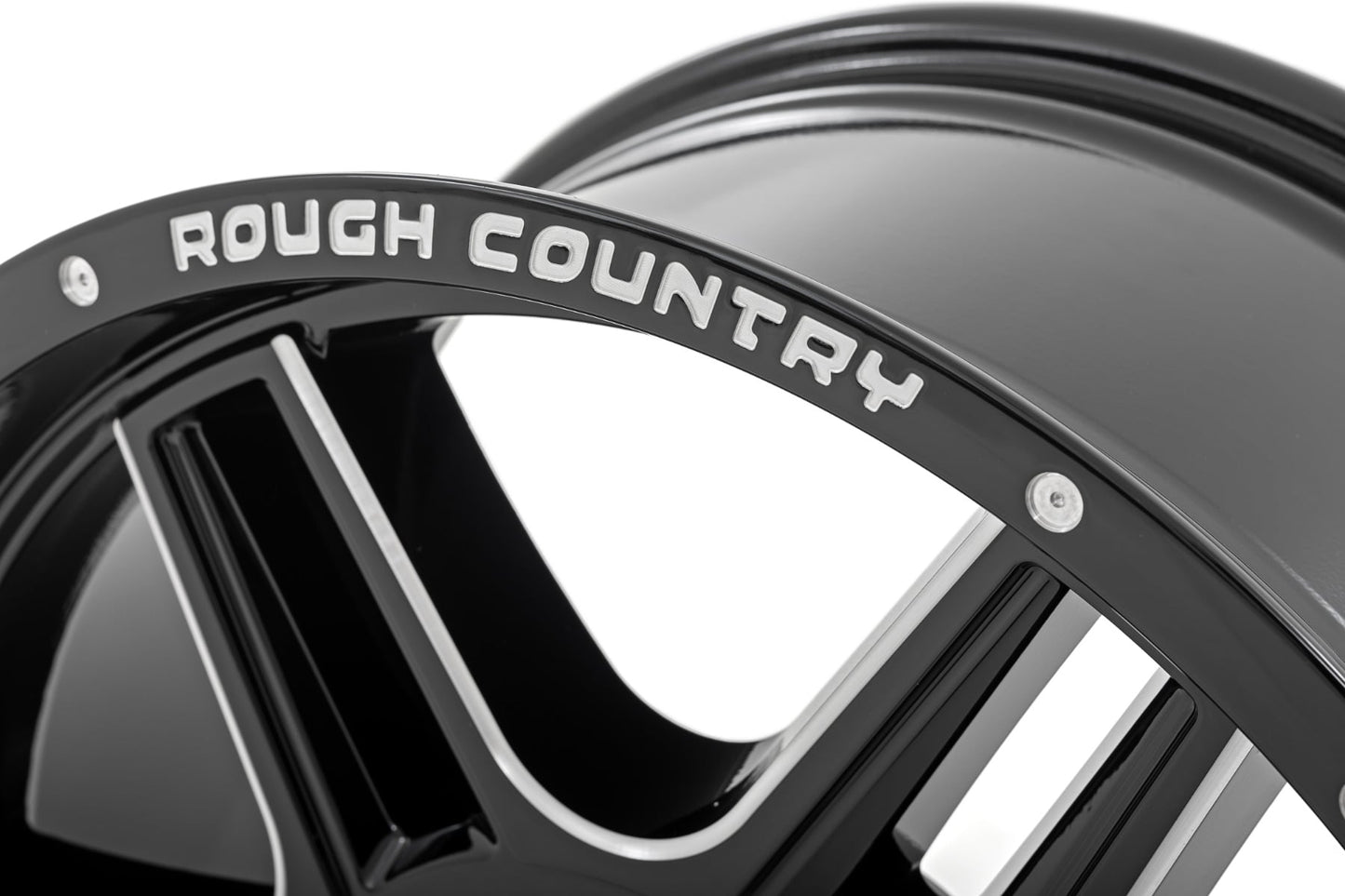 Rough Country 92 Series Wheel | Machined One-Piece | Gloss Black | 20x9 | 6x5.5 | +0mm - Image 3