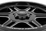 Rough Country 92 Series Wheel | Machined One-Piece | Gloss Black | 18x9 | 5x5 | +0mm - Image 3