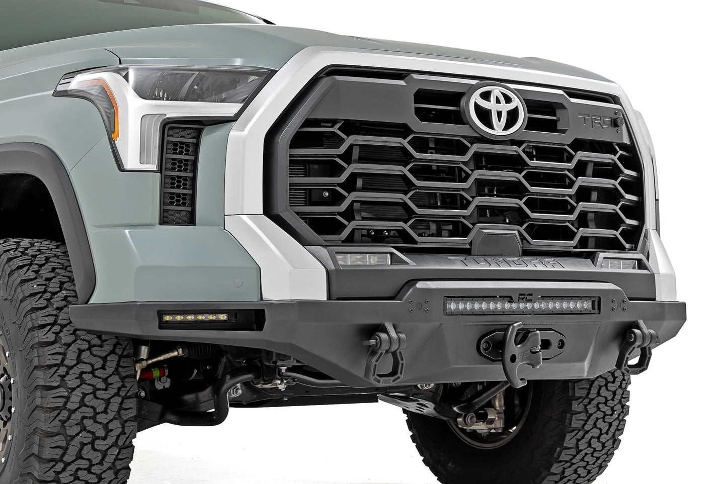Hybrid Front Bumper | 12000S | Blk LED w/ Amber DRL | Toyota Tundra (22-26) - Image 3
