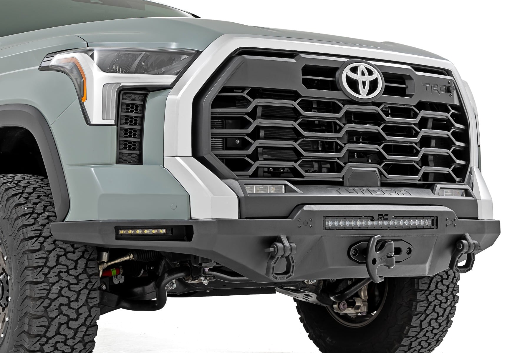 Hybrid Front Bumper | 12000S | Blk LED w/ Amber DRL | Toyota Tundra (22-26) - Image 3