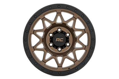 Rough Country 78 Series Wheel | Simulated Beadlock | Bronze/Black | 17x8.5 | 6x135 | +0mm - Image 2