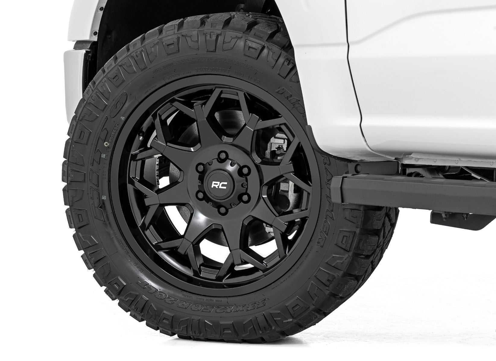 Rough Country 80 Series Wheel | One-Piece | Semi Gloss Black | 20x9 | 6x135 | -12mm - Image 6